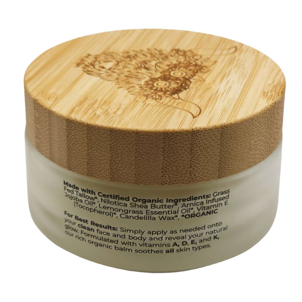 Tension Relief Whipped Tallow Balm (Lemongrass Scent)