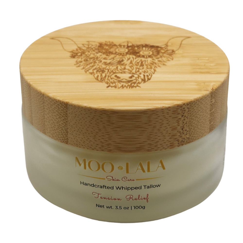Tension Relief Whipped Tallow Balm (Lemongrass Scent)